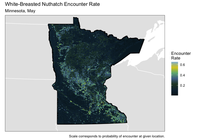 Figure 4: Encounter Rate Map